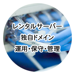 レンタルサーバー、独自ドメイン、運用・保守・管理 レンタルサーバー、独自ドメイン、運用・保守・管理